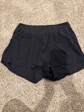 Zella Black Athletic Shorts w/ Liner– Size L